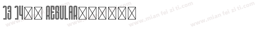 13 14皇马 Regular字体转换